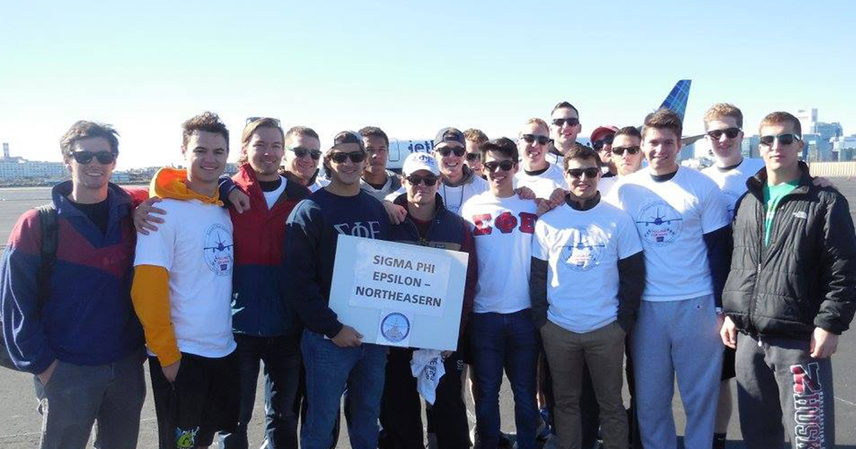 Northeastern Chapter Wins Airliner Pull Fights Cancer